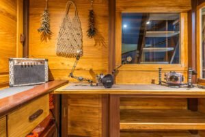 This is image of camera area in temanboat's yacht