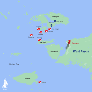 Destination Maps Teman 2023 Raja Ampat 12 Nights