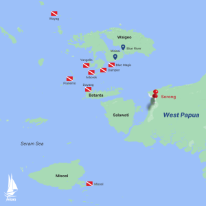 Destination Maps Teman 2023 Raja Ampat 13 Nights