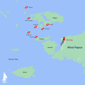 Destination Maps Teman 2023 Raja Ampat