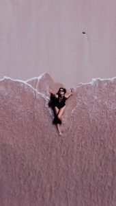 044. Girl In Pink Beach