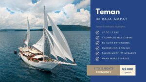 Teman Liveaboard Cruises in Raja Ampat