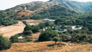 Rinca Island in Komodo and its ranger station