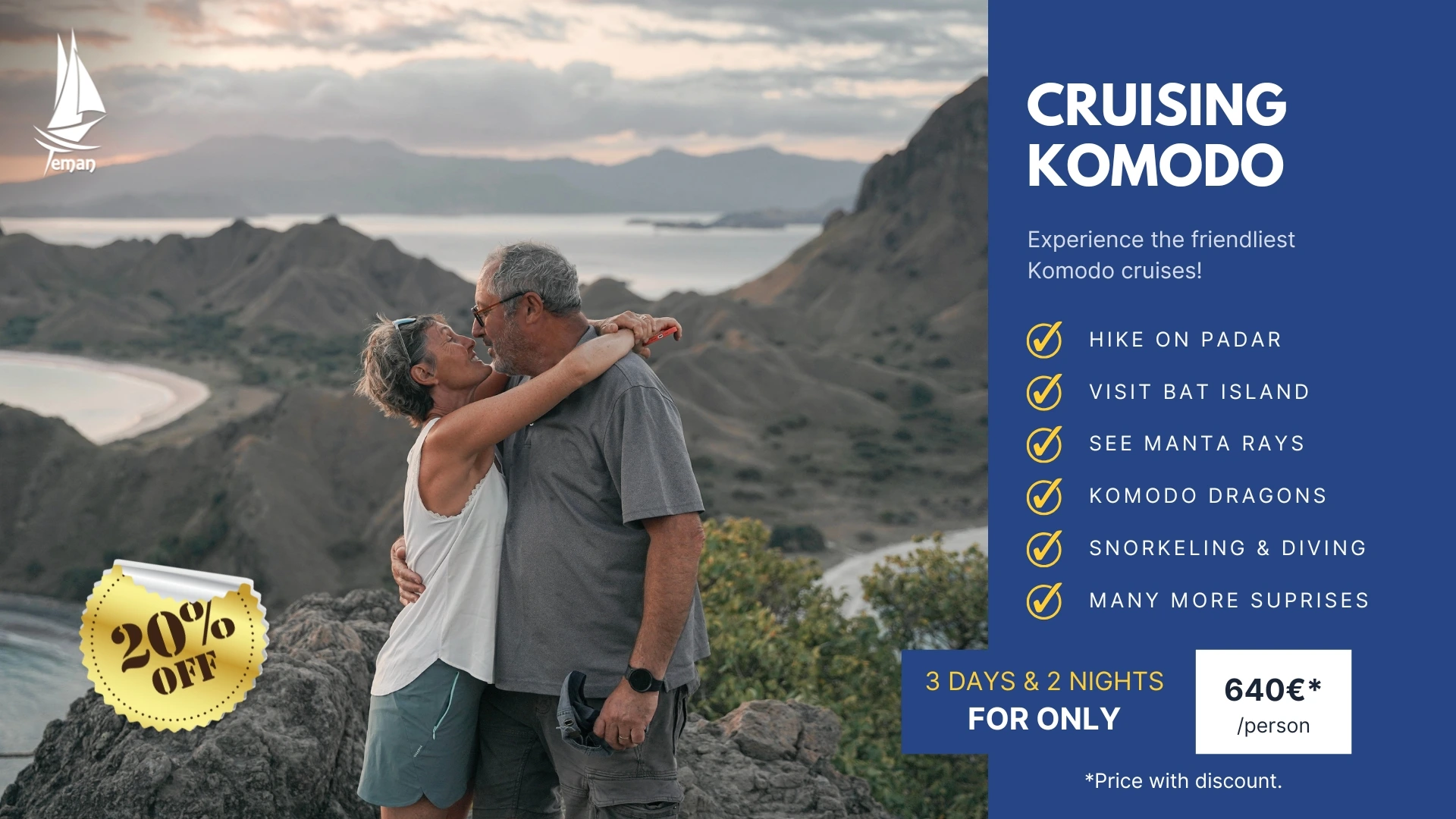 Teman Liveaboard Cruise Special Offers in Komodo National Park